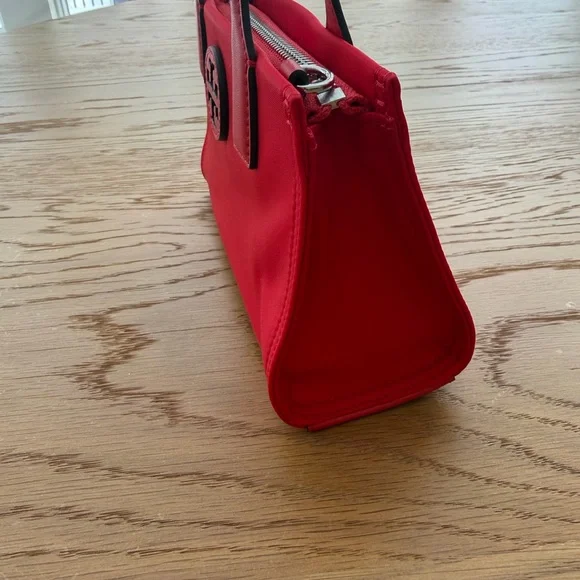 Tory Burch Ella Nylon Mini Tote - Brilliant Red - Picture 4 of 6